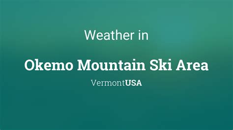 okemo weather